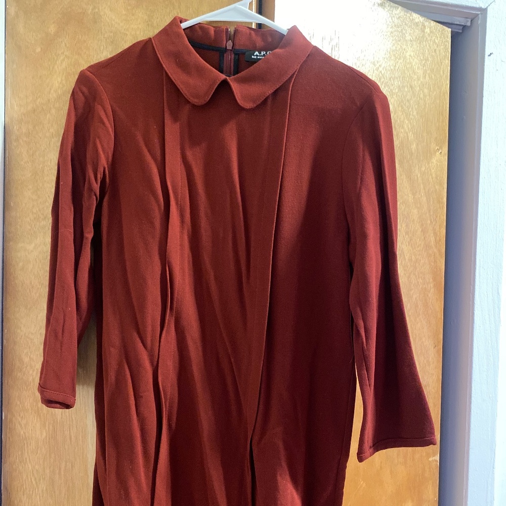 A.P.C. Red Mini Dress